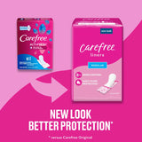 Carefree Liners have a new look and better protection vs. Carefree Original